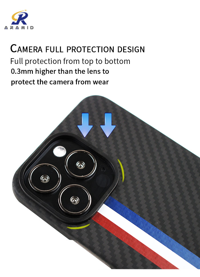 Shock Proof Camera Full Protection Design Aramid Case For iPhone 13 Pro Max