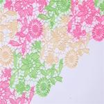Embroidery multi color high quality african guipure lace fabric for wedding