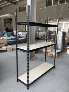 Quality Light Duty Rivet Rack Shelving , Steel Material Boltless Warehouse Shelving wholesale