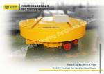 Rail Material Handling Turntable Cable Powered For Mud Slag Car Transportation