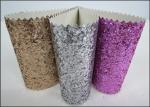Custom Design Grade 3 PU Glitter Fabric 0.7mm For Making Hair Accessories