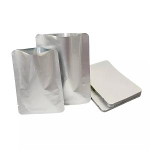 Quality Silver Mylar Flat Bags Aluminum Foil Packaging Bag Bulk Food Storage Pouch wholesale