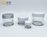 Plastic Petg Cosmetic Cream Jars Packaging With Big Capacity 5g 15g 30g 100g