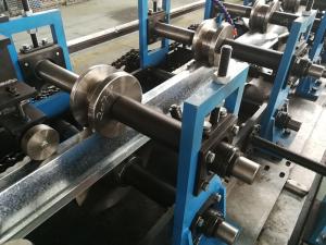 Quality Fast Speed 40 - 50m / min Top Hat Roll Forming Machine Chain Driven System 1.5mm Max wholesale