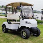 Full Of Energy 2+2 Seater Red Off-Road Golf Cart Car Electric Drive Smoothly