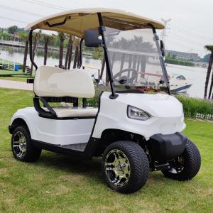 Quality Full Of Energy 2+2 Seater Red Off-Road Golf Cart Car Electric Drive Smoothly Traverses Intricate Landscapes wholesale