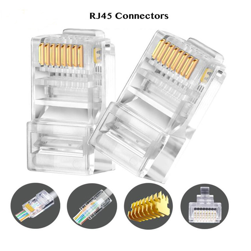 Cat6 Network Cable Assembly STP FTP Shielded Gold Plated Contact Ethernet RJ45