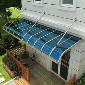 Quality Luxury Canopy Aluminium Polycarbonate Canopies Awnings Entrance Door Canopies Awnings wholesale