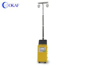 Quality Camera Equipment Mobile Surveillance Trailers Light Rapid Deployment Security Cart wholesale