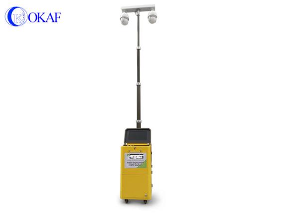 Camera Equipment Mobile Surveillance Trailers Light Rapid Deployment Security