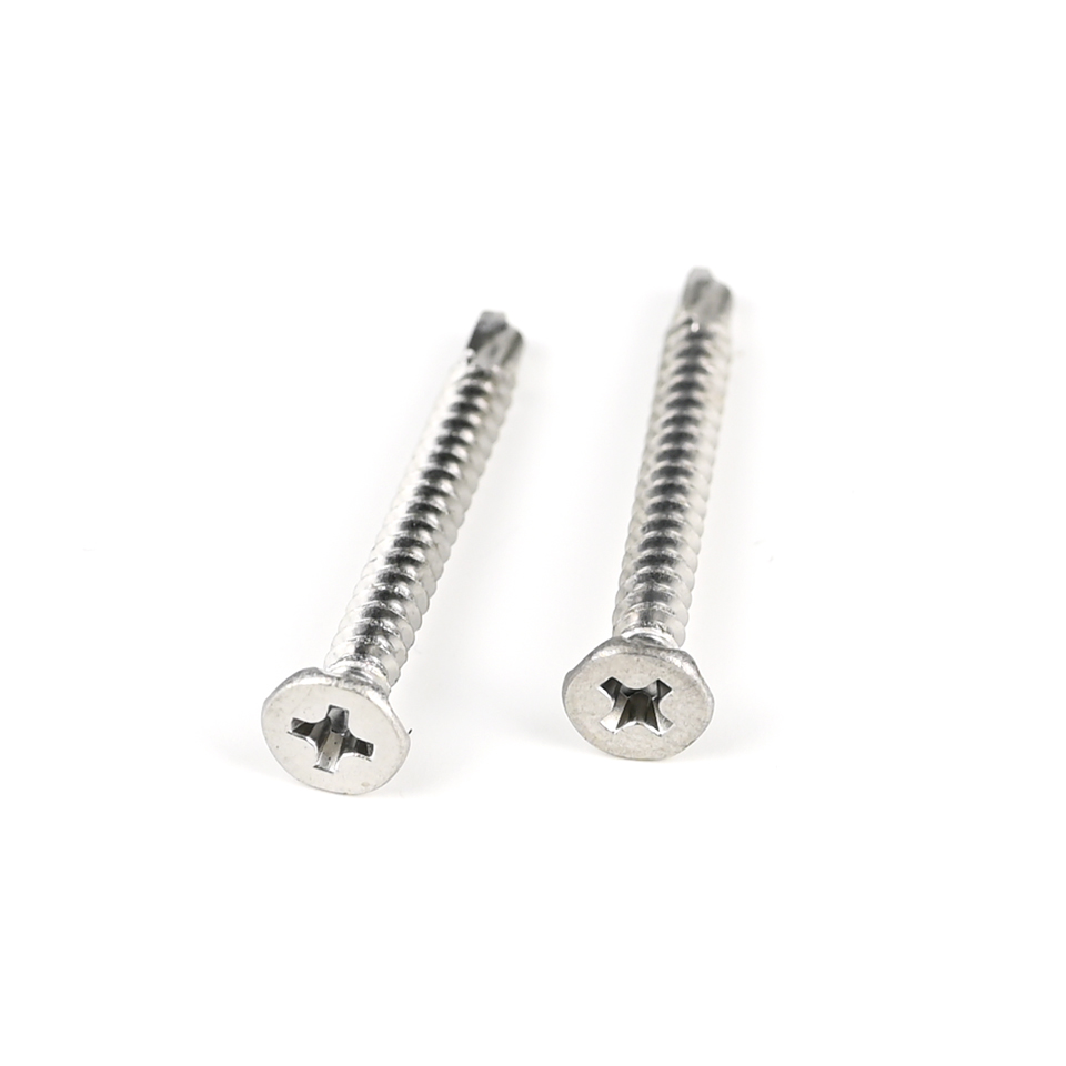 Top Ss410 Phillips Cross Recess Csk Flat Head Stainless Steel Self Drilling Screws