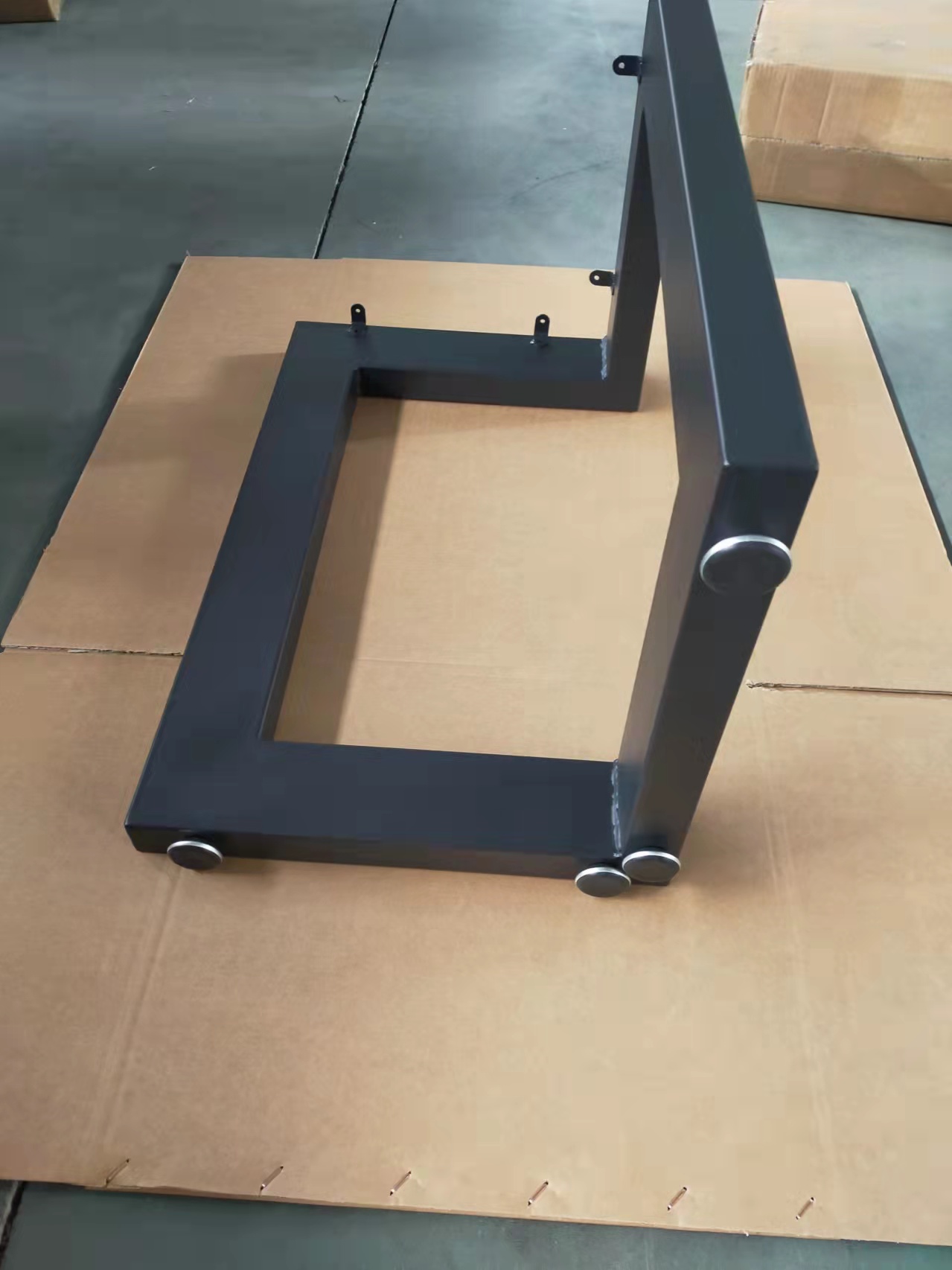 Modern Simple Industrial Style Coffee Iron Table Legs Heavy Duty Desk Dining Table