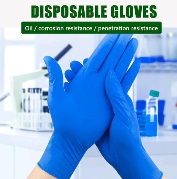 3.5-5.5 G Non-Sterile Nitrile Gloves for Chemical Protection in Industrial