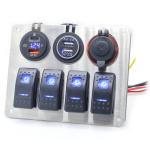 12V 24V Universal Rocker Switch Panel For Boat