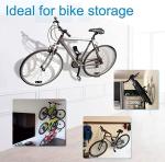 Bike Pedal Hanger Wall Mount Heavy Duty Horizontal Rack for Garage Holds Up to