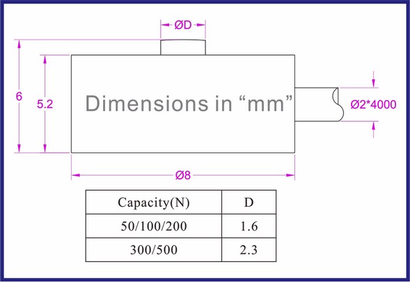 miniature load cell 100N 200N 300N 500N