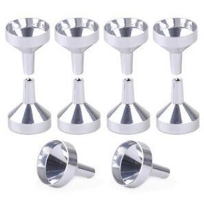 Quality Aluminum Mini Mini Perfume Funnel , Silver / Golden Essential Oil Funnel wholesale