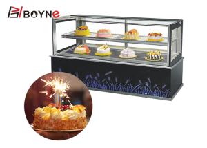 Quality Japanese Style Right Angle Three-Layers Cake Freezer E Type for bakery shop wholesale