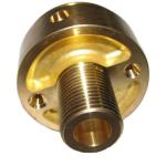 ISO9001 Deburring CNC Machining Brass Parts 0.01mm Tolerance