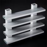 50x150 Louvered Window Blinds Vertical 1.2mm-3mm Transfer Printed