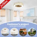 ETL 220V Remote Control Dimmable Modern LED Ceiling Light