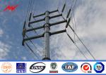 Hot Dip Galvanized Polygonal Utility Power Poles For Distribution Line