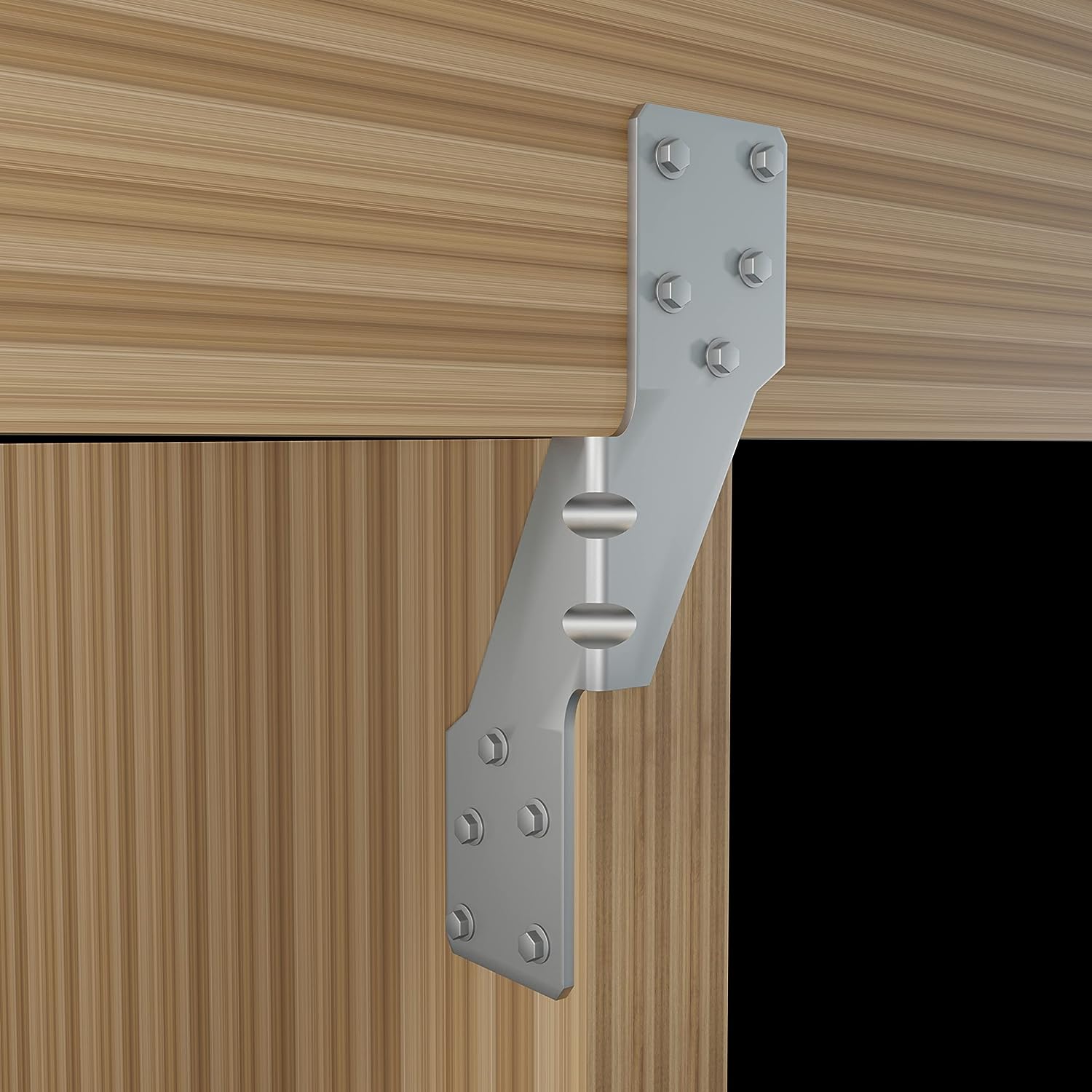 Galvanized Steel Strong Tie Brackets Heavy Duty Hurricane Tie for Metal Building Material