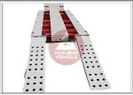 100T Heavy Duty Trailer Double Speed , Gooseneck Flatbed Trailer 13000x3000x1550
