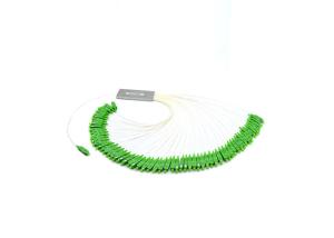 Quality 1x64 Fiber Optic PLC Splitter Mini Type Low Insertion Loss Steel Tube Structure wholesale