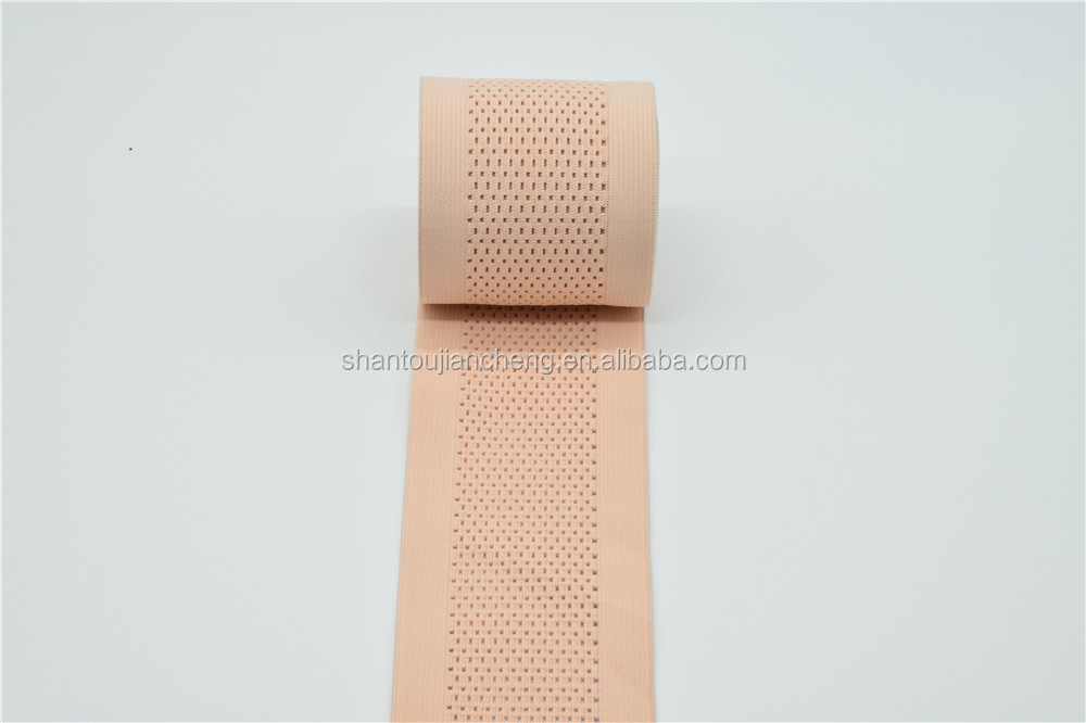 75mm High quality polyester mesh elastic band custom webbing for abdominal binder