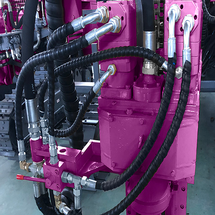 Mining Separated DTH Drilling Machine Blasthole 50m Depth Hydraulic Drilling Rig