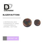 Elegant White Blazer Buttons , Large Colored Buttons With Nickel Free