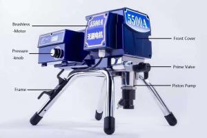 Quality 1300W Airless Latex Paint Sprayer For Engineering Companies wholesale