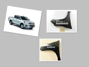 Quality Black RH Toyota Parts Automotive Front Fender For Hilux Revo 2016 wholesale