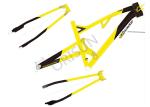 26er Trail Mountain Full Suspension Bike Frame Aluminum Alloy 124mm Travel