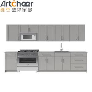 Quality Traditional German Plywood Kitchen Cabinet with Pure Acrylic Countertop at a Reasonable wholesale