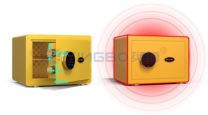 Protect Valuables Customizable Inner Size Safe Box For Home Use Solid Steel