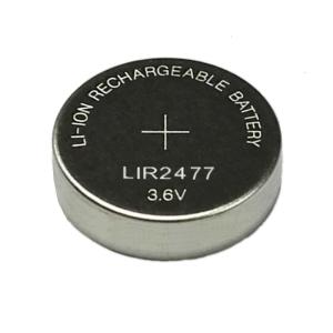 Quality 3.6V lithium ion button cell LIR2477 wholesale