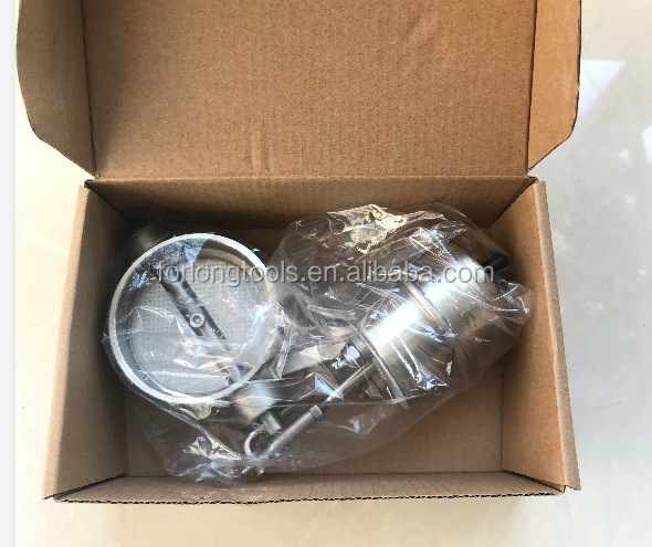 Universal Year Stainless Steel Exhaust Cutout Valve Set with Vacuum Actuator 2.5" Pipe Open and Close Universal Car Make
