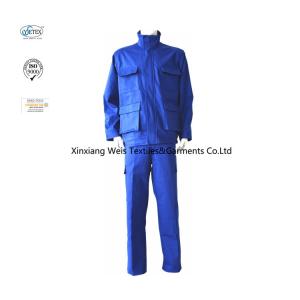 Quality Blue Safety Multi Pockets 7XL Fire Retardant Suit wholesale