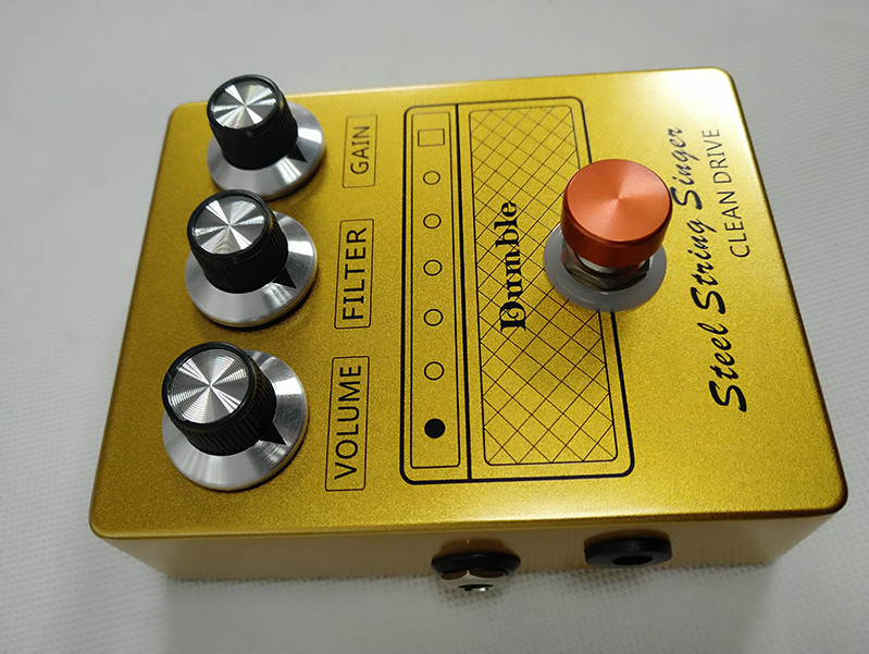 Grand Dumble Style SSS Steel String Clean Drive Pedal Custom LOGO Printing is Available