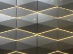5mm Thickness Aluminum Veneer Panel / 3D shape Aluminum Composite Panel