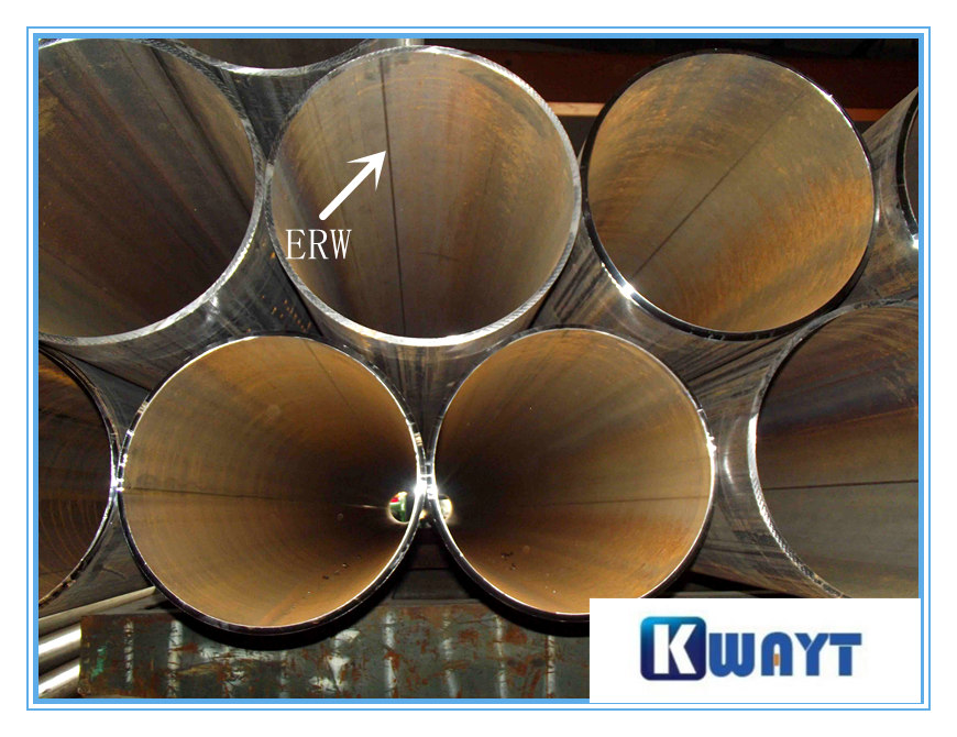Q235 Black Round ERW Welded Steel Pipe