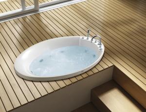 Quality Massage Bathtub Acrylic Whirlpool Drop In Bathtub M1710 wholesale