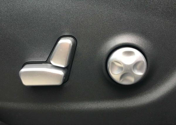 Chrome Auto Interior Trim Parts , Automobile Interior Decoration Seat Controller