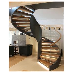 Quality Customize Luxury Modern Small Spiral Stair Space Saving Indoor wholesale