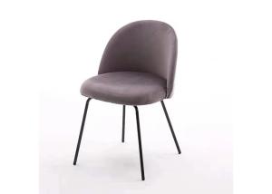 Quality Odm Modern Metal Legs Banquet Grey Velvet Dining Chairs wholesale