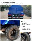 250cc Blue Body Tricycles with Cargo Oil Tanker Cooling Mode Air Country of