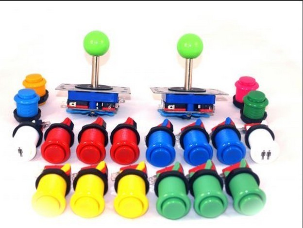 USD14.95---Joystick pack,2 joysticks and 18 push buttons