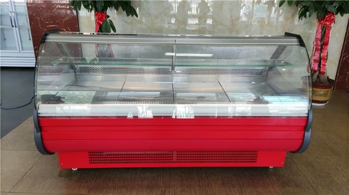 SS304 Glass Door Chest Freezer Direct Cooling Supermarket